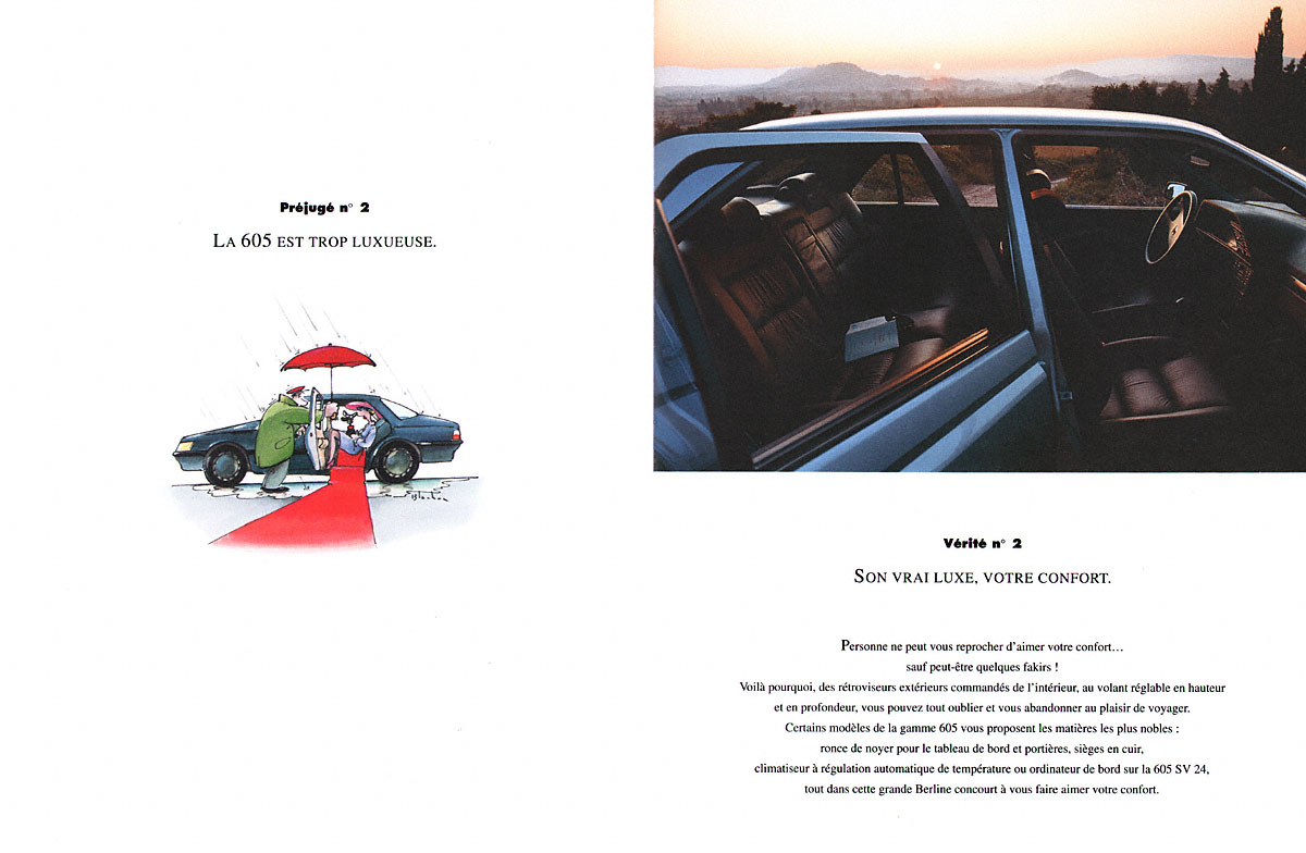 Publicit� Peugeot 1992