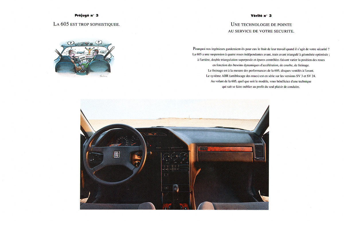 Publicit� Peugeot 1992