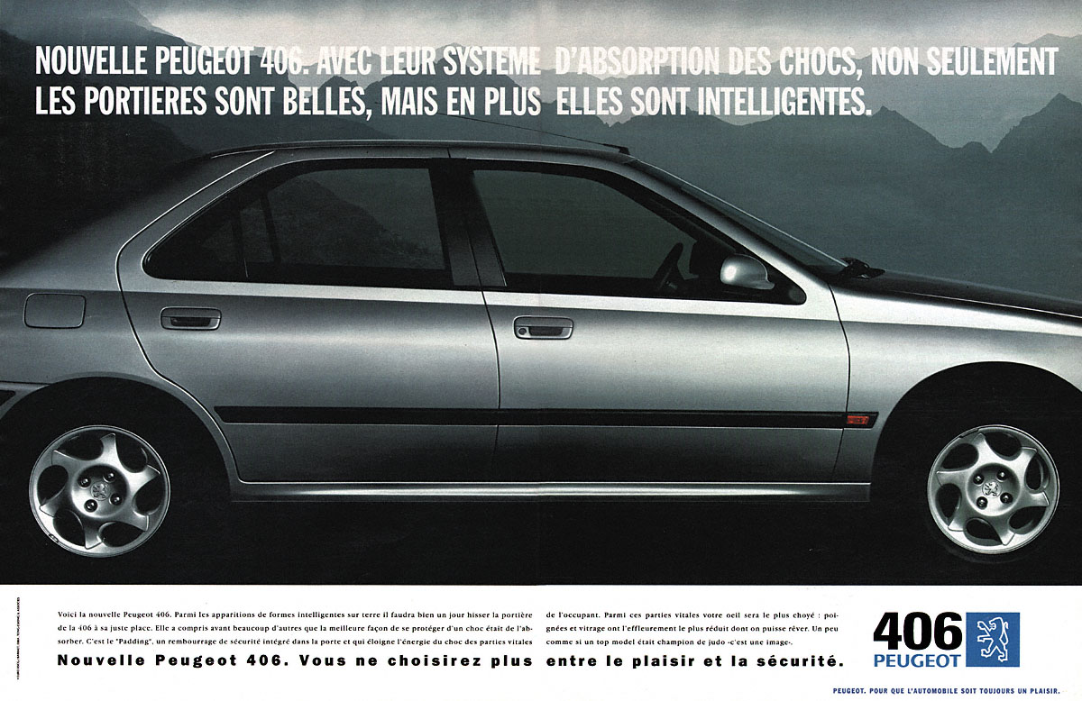 Publicit� Peugeot 1995