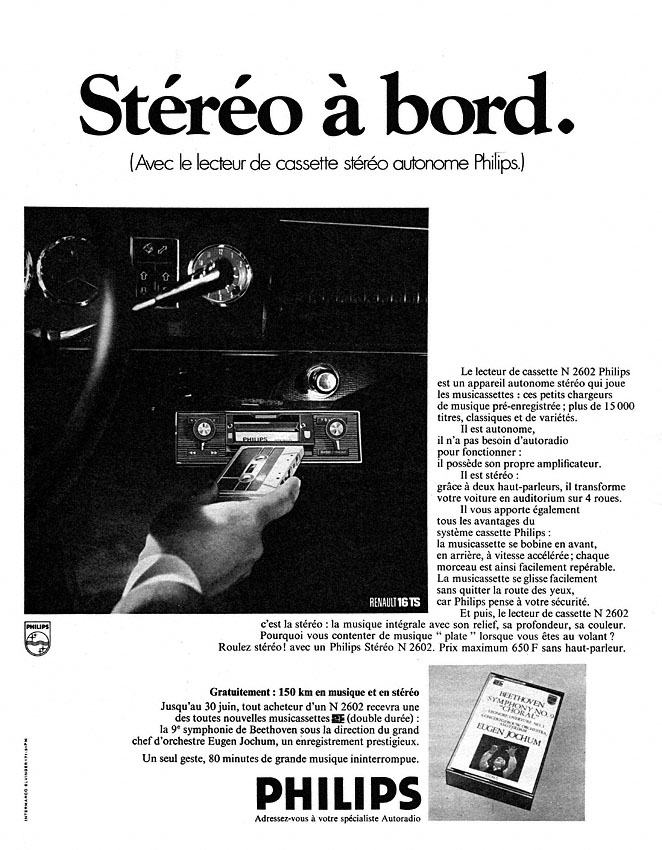 Publicit� Philips 1970