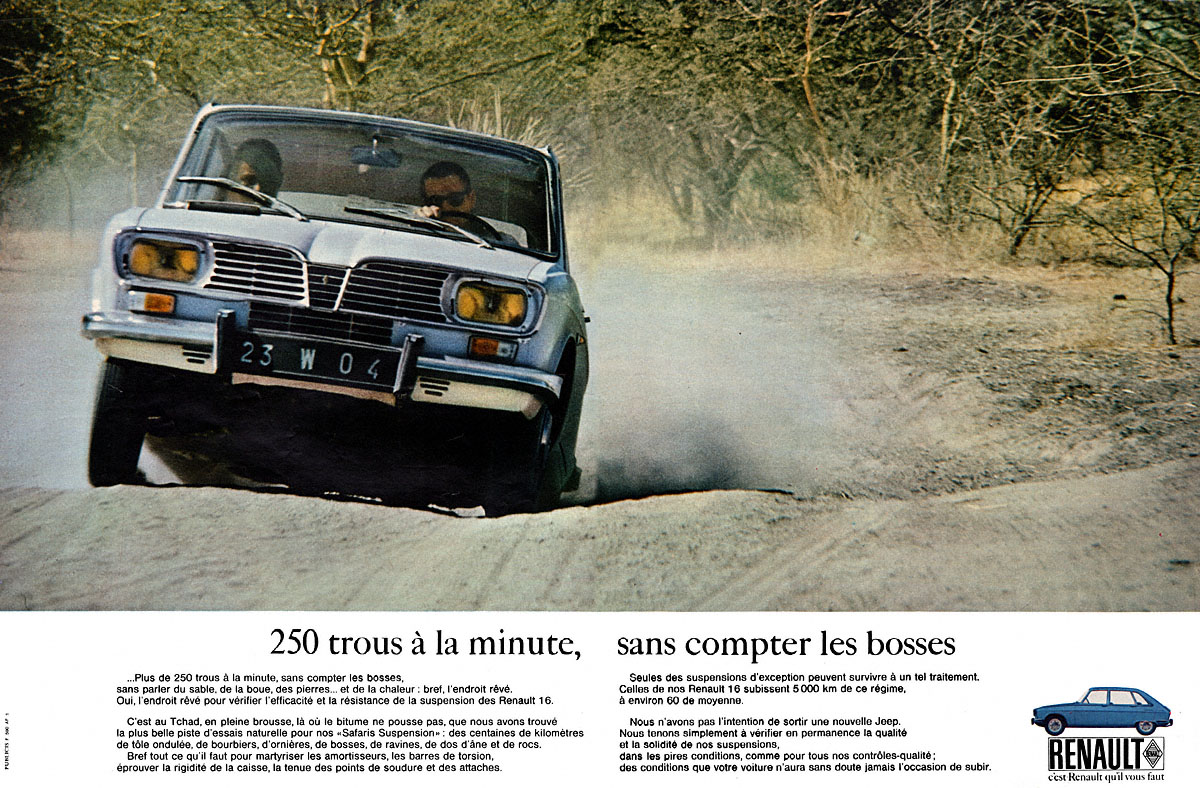 Publicit� Renault 1967