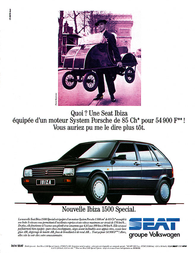 Publicit� Seat 1990