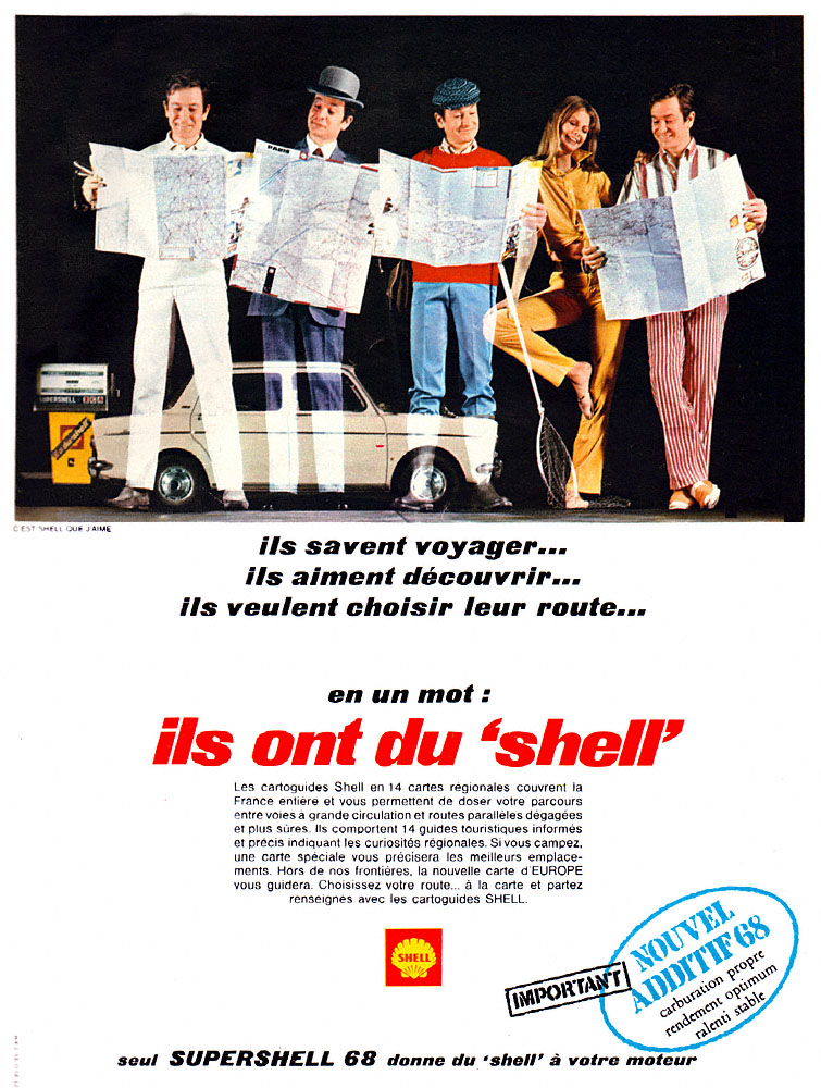 Publicit� Shell 1968