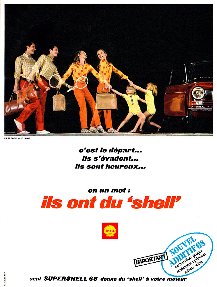 Publicit� Shell 1968