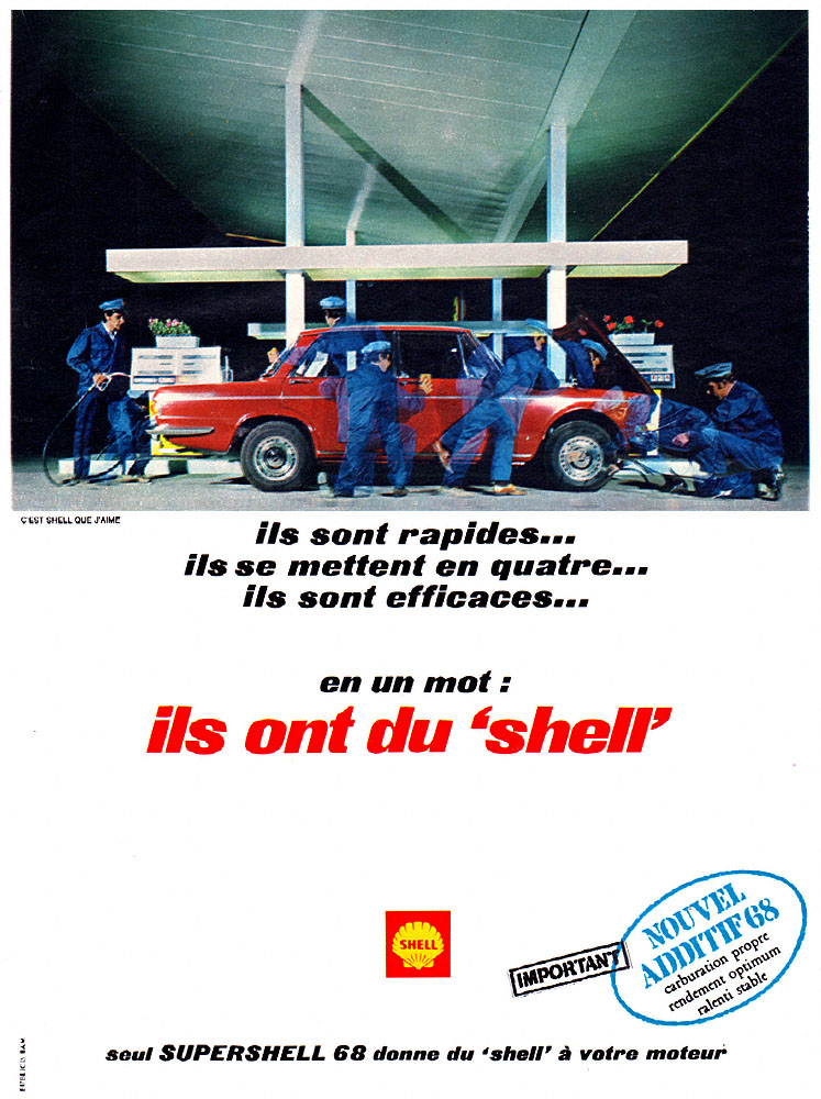 Publicit� Shell 1968