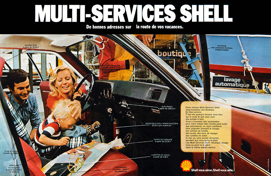 Publicit� Shell 1972
