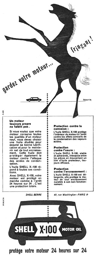 Publicit� Shell 1956