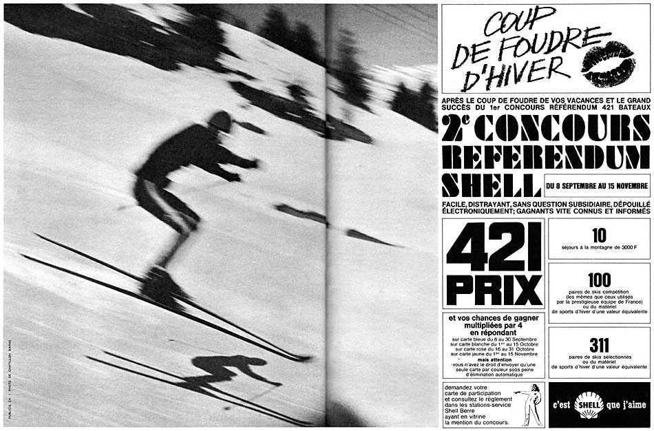 Publicit� Shell 1966