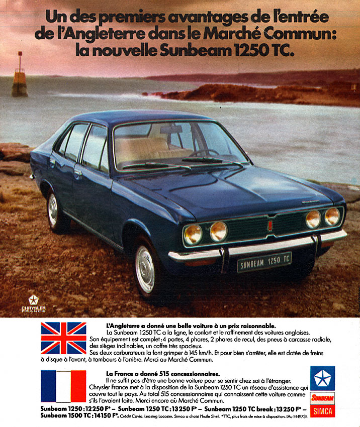 Marque Sunbeam 1973