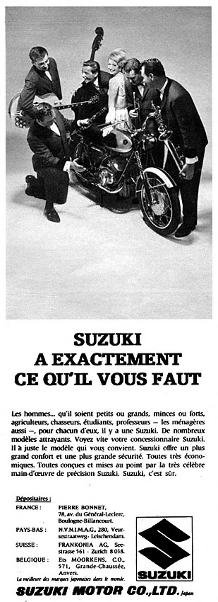 Publicit� Suzuki 1967