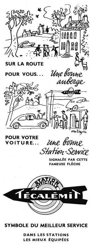 Publicit� Tecalemit 1952