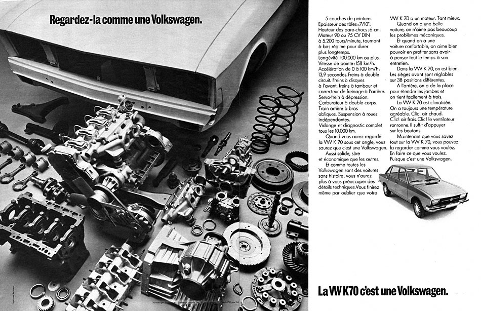 Marque Volkswagen 1972