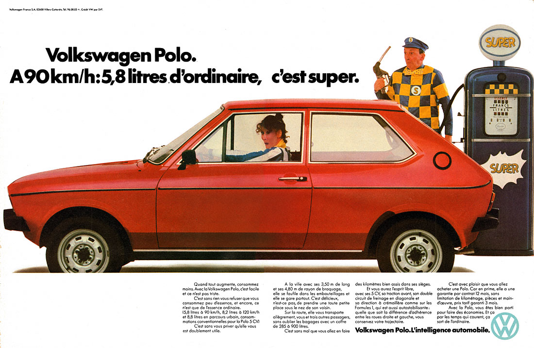 Publicit� Volkswagen 1978