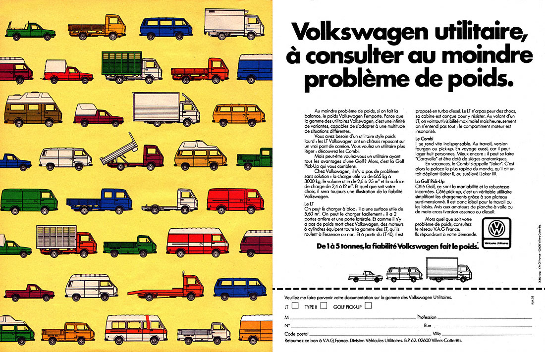 Marque Volkswagen 1984