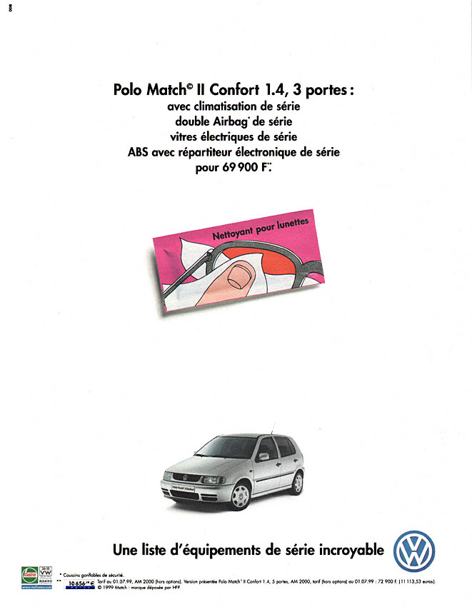 Marque Volkswagen 1999