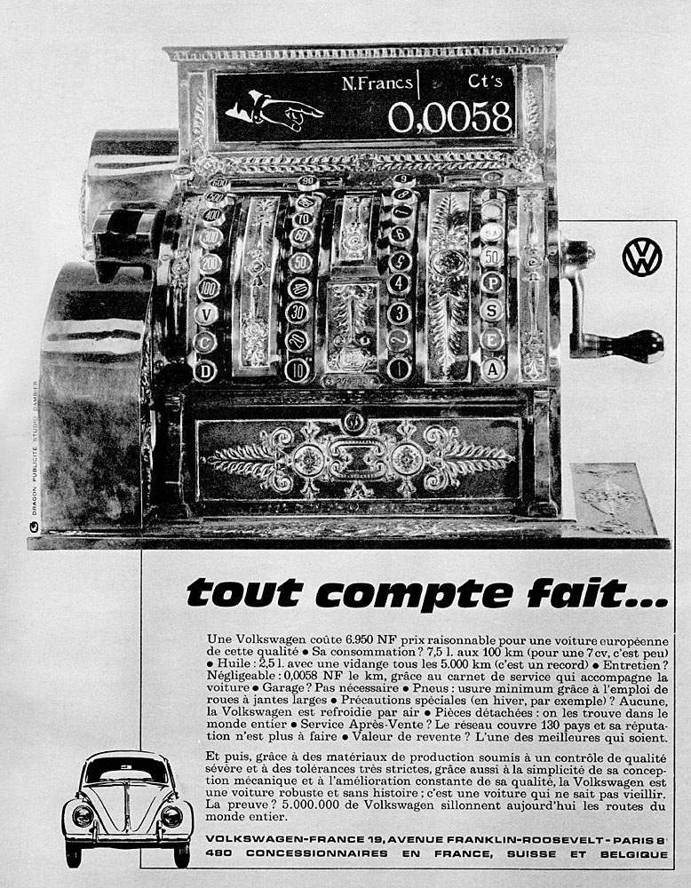 Marque Volkswagen 1962