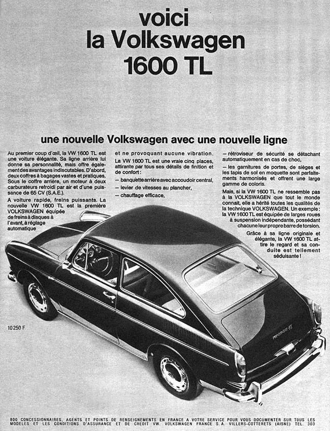 Marque Volkswagen 1965