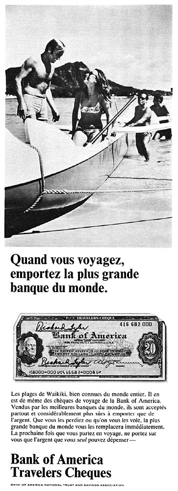Marque Bank of America 1968
