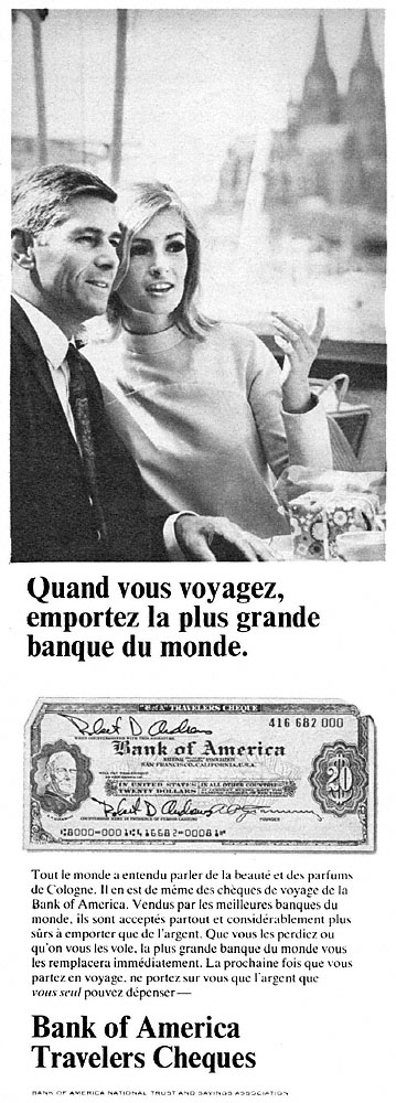 Marque Bank of America 1968