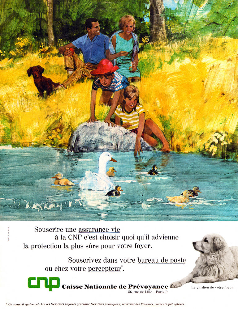 Publicit� Caisse Pr�voyance 1968