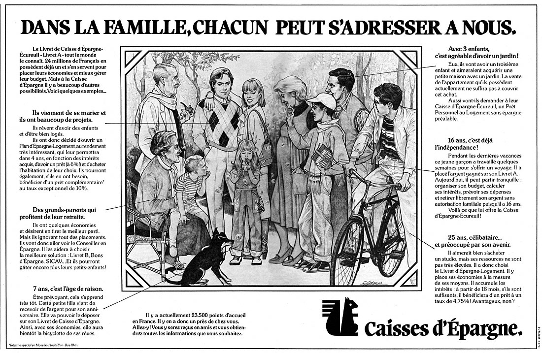 Marque Caisse Epargne 1977