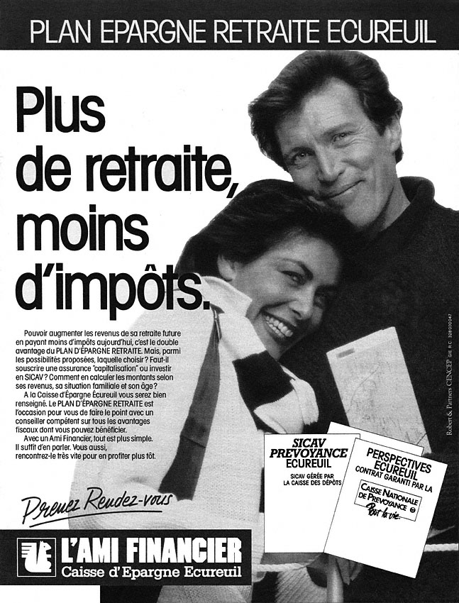 Publicit� Caisse Epargne 1988