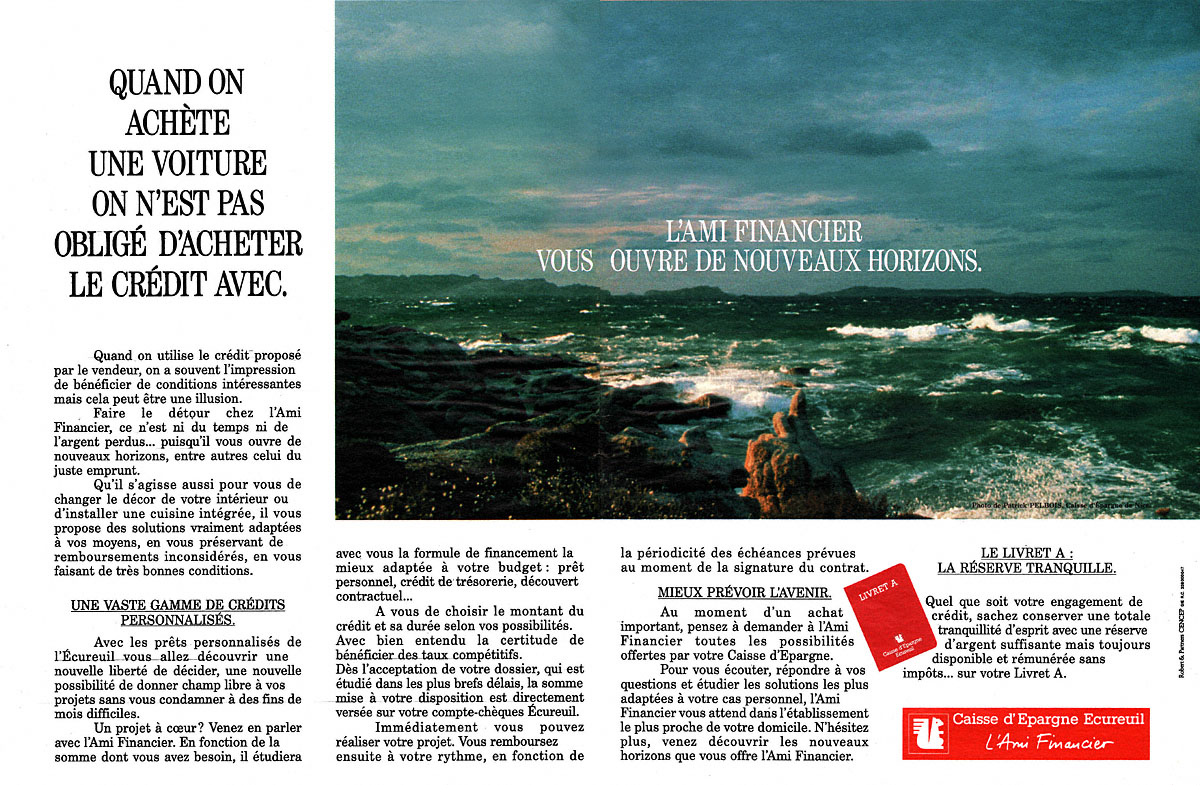 Publicit� Caisse Epargne 1990