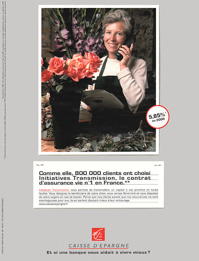 Publicit� Caisse Epargne 2000