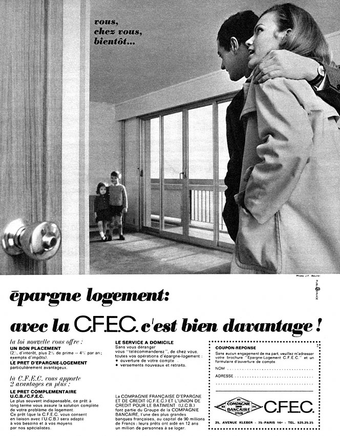 Publicit� Cfec 1966