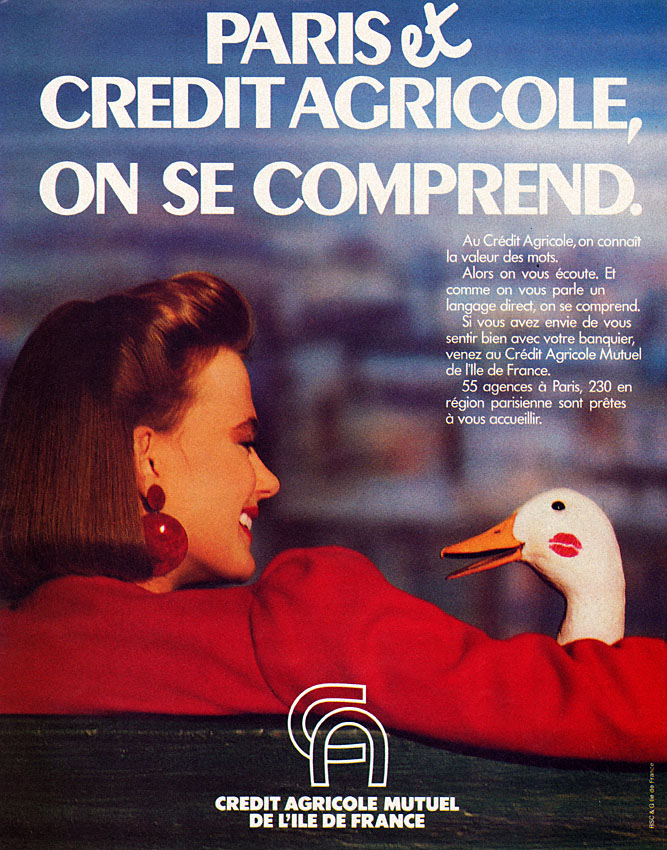 Publicit� Credit Agricole 1984