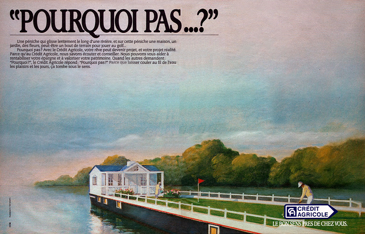 Publicit� Credit Agricole 1986