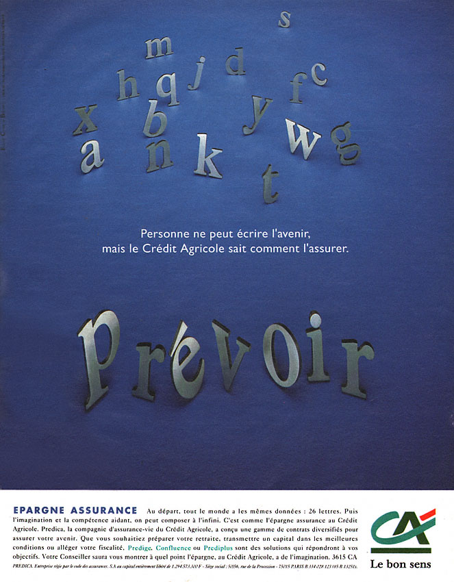 Publicit� Credit Agricole 1993