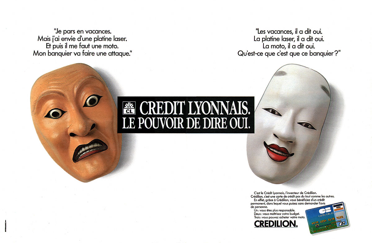 Publicit� Credit Lyonnais 1988