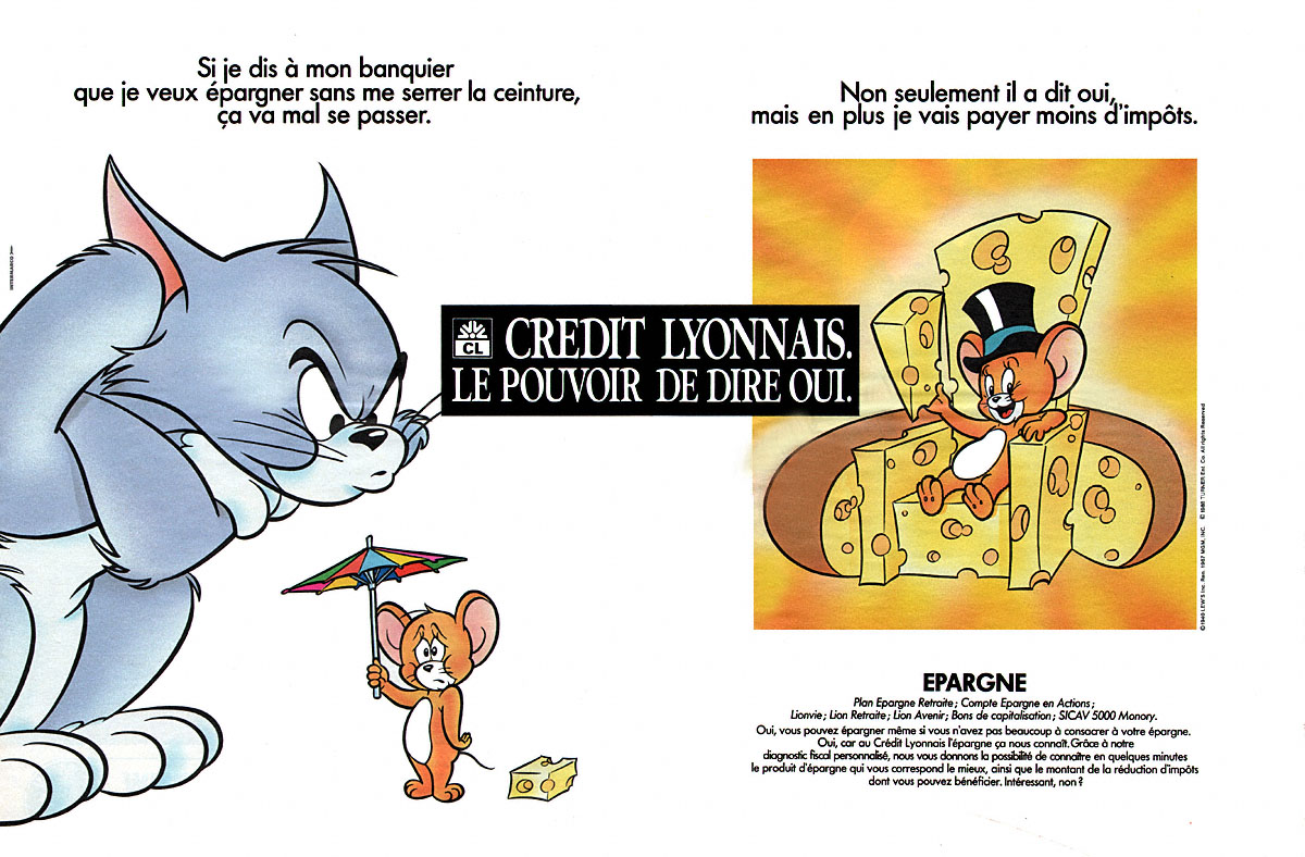 Publicit� Credit Lyonnais 1988