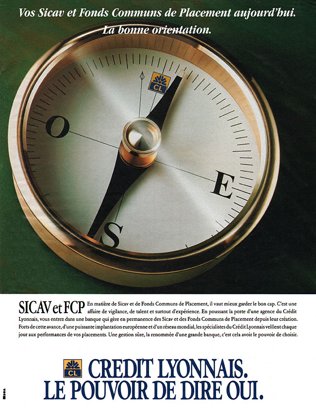 Marque Credit Lyonnais 1990