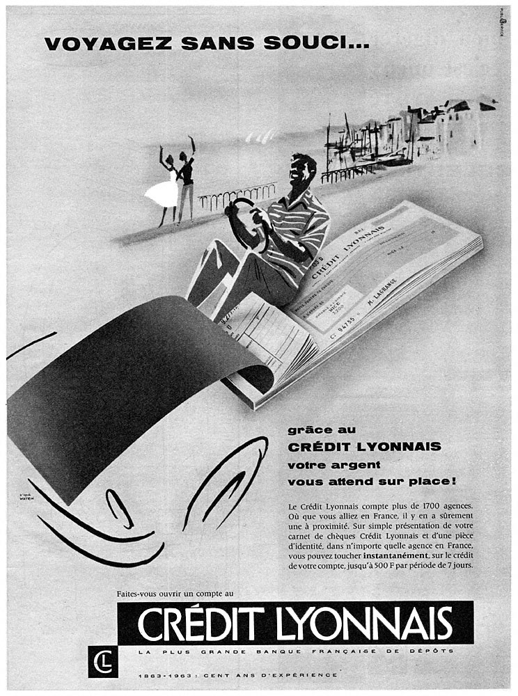 Publicit� Credit Lyonnais 1963