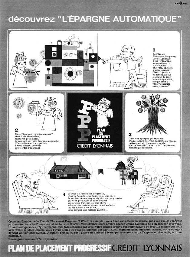 Publicit� Credit Lyonnais 1965