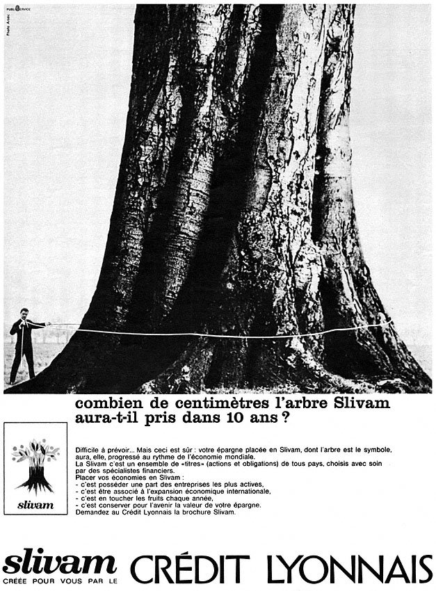 Publicit� Credit Lyonnais 1965