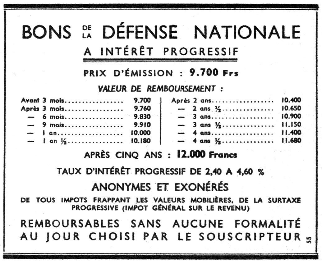 Marque Emprunts 1951