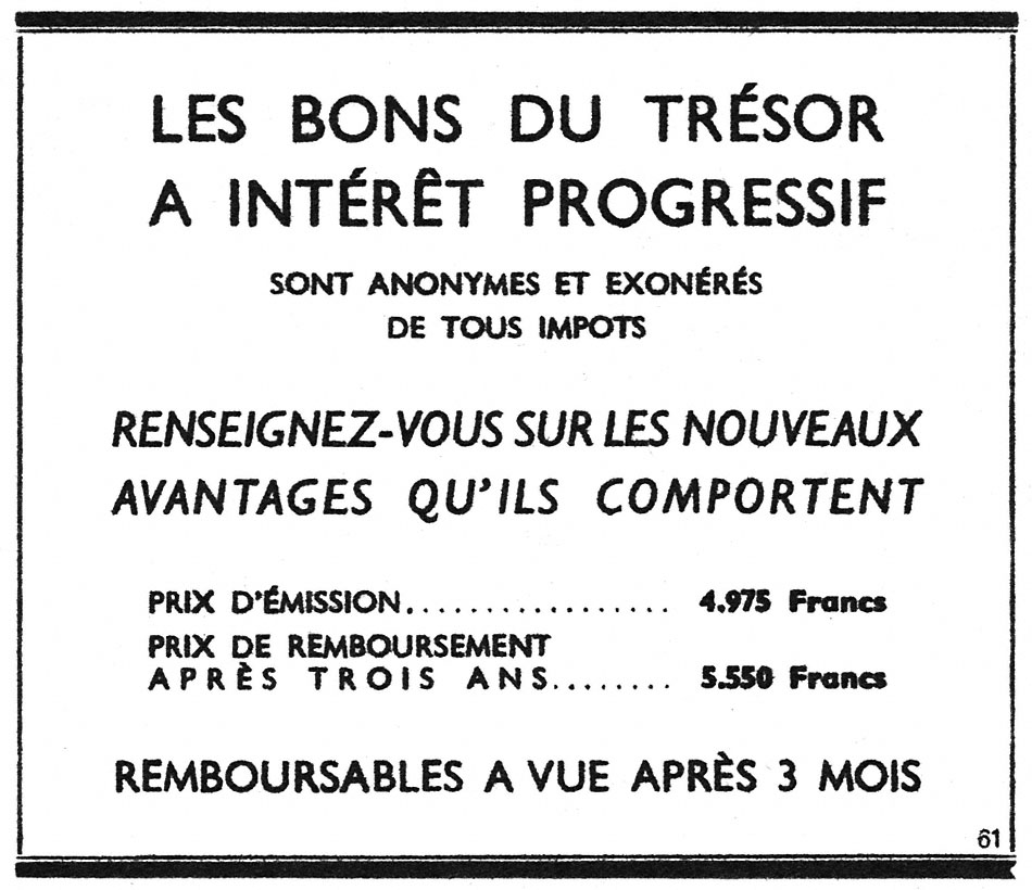 Marque Emprunts 1951