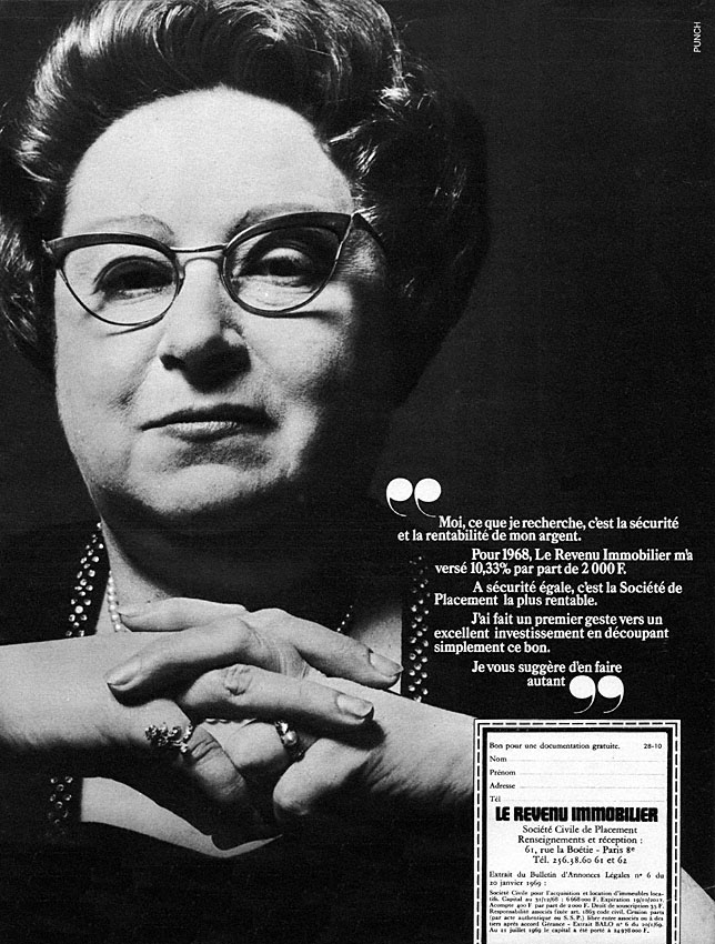 Marque Revenu Immobilier 1969