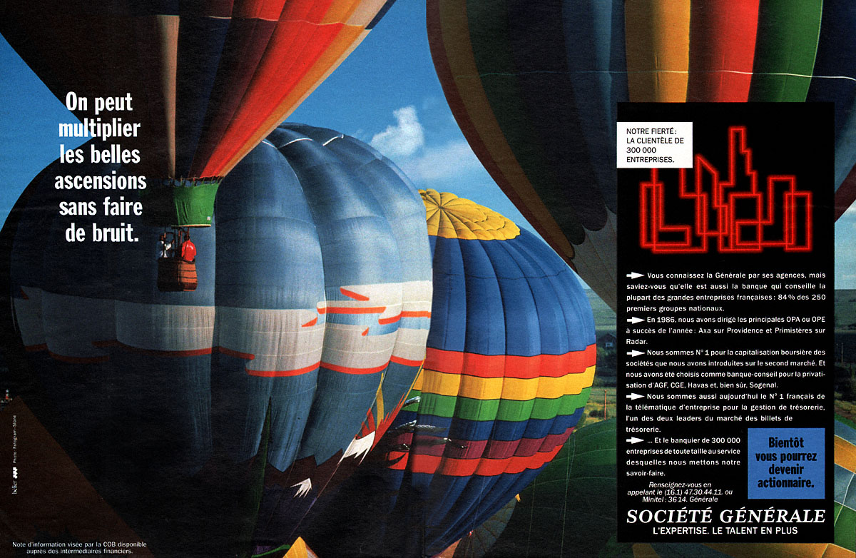 Marque Soci�t� G�n�rale 1987