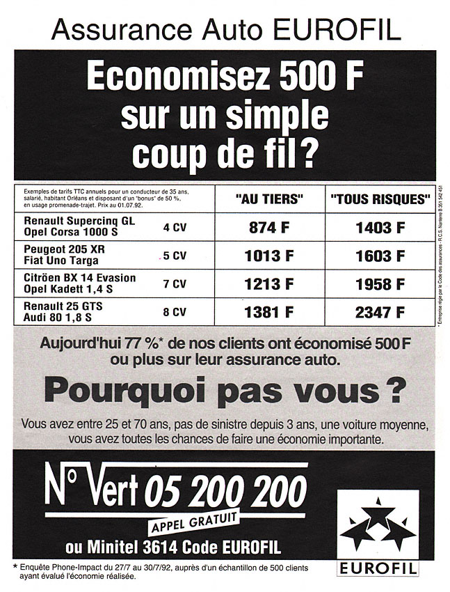 Marque ZxDiversAssurances 1992