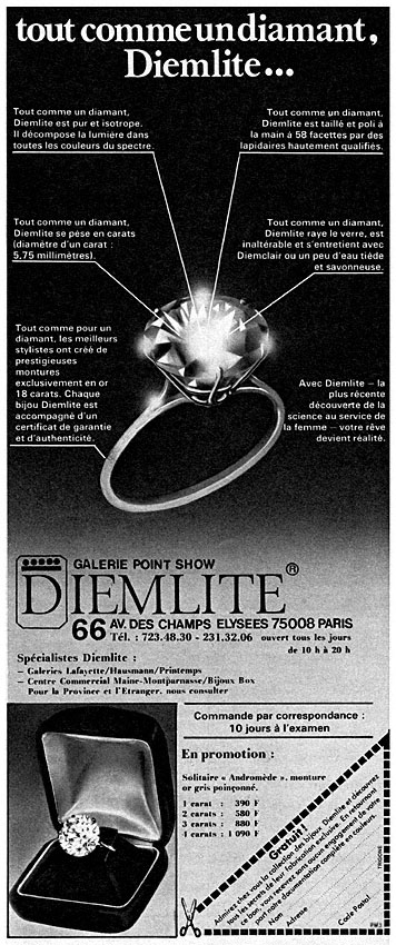 Publicit� Diemlite 1976