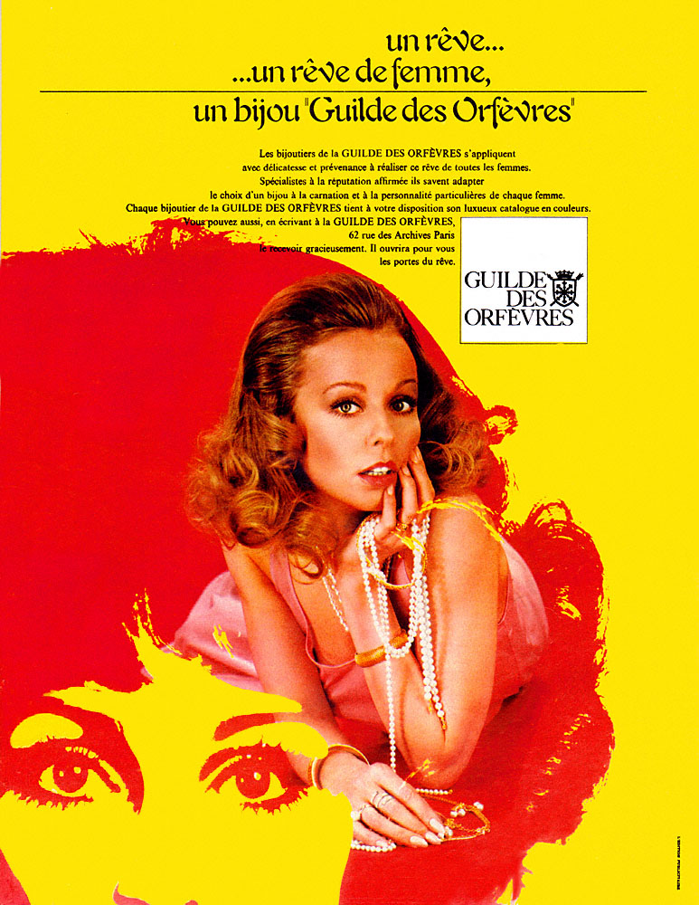 Publicit� Guilde des Orf�vres 1968