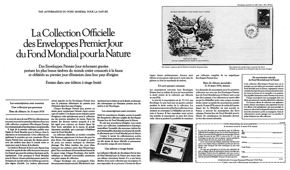 Publicit� Medaillier 1976