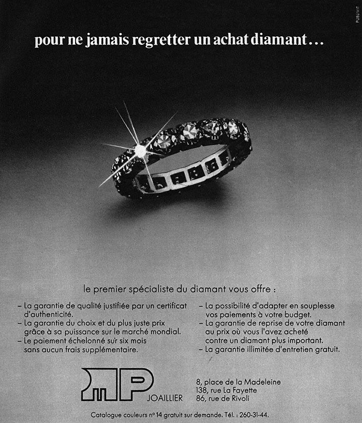 Publicit� Mp 1975