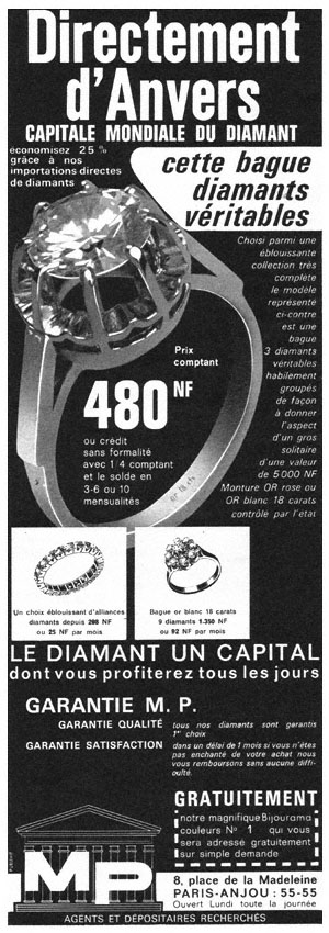 Publicit� Mp 1962