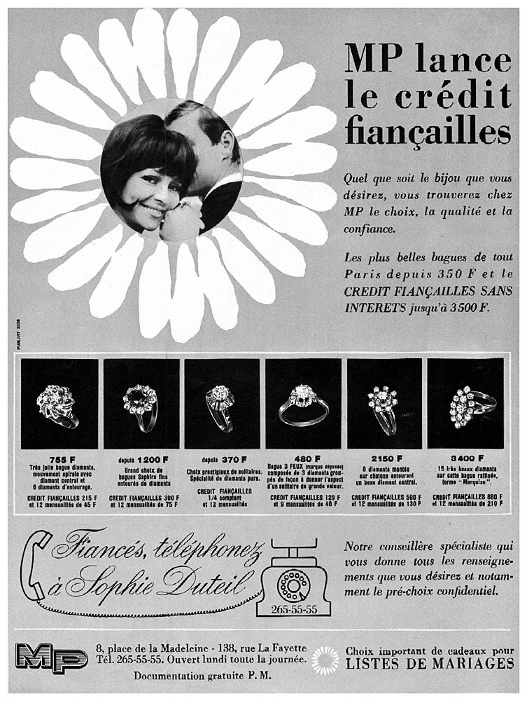 Publicit� Mp 1968