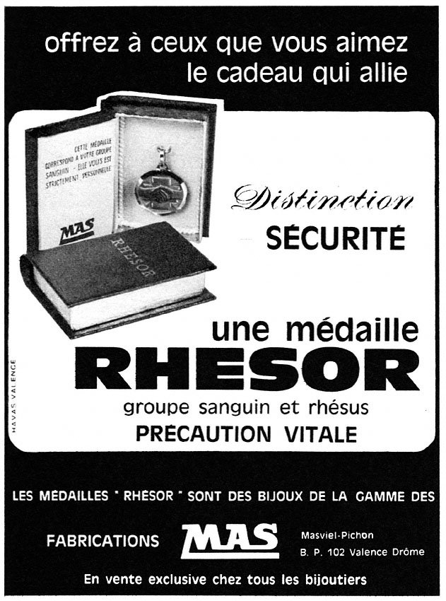 Publicit� Rhesor 1965